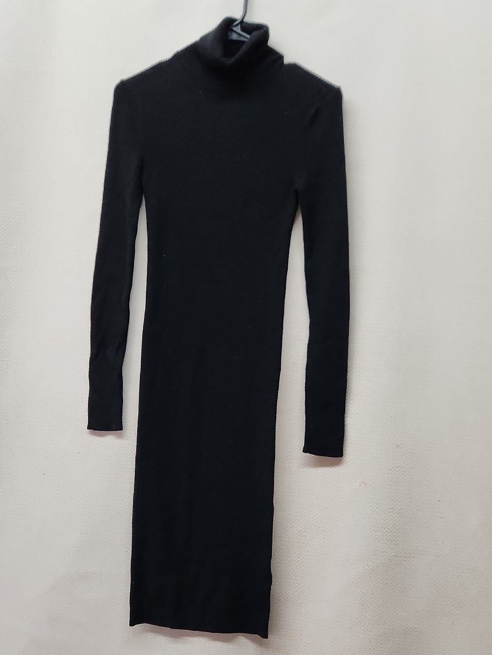 Express Black Turtleneck Long Sleeve Bodycon Dress
